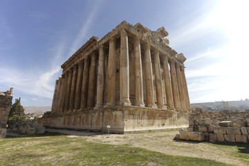 Obraz premium Temple of Bacchus in Baalbek