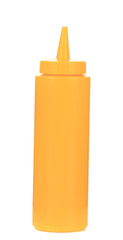 Mustard plastic bottle.