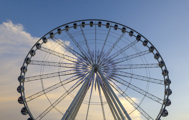 Ferris wheel Sunset.
