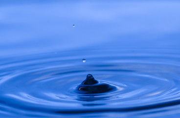 water drop super splash macro close up