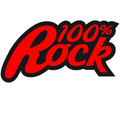 100 % Rock Logo