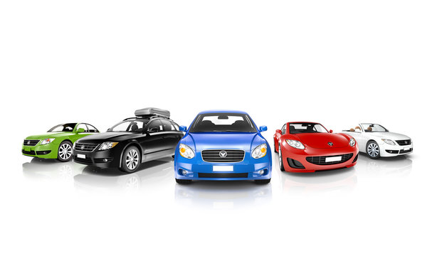 Fototapeta 3D Car Collection