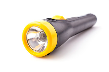 Flashlight isolated white background
