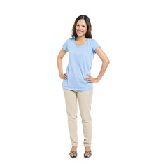 Confident Young Asian Woman