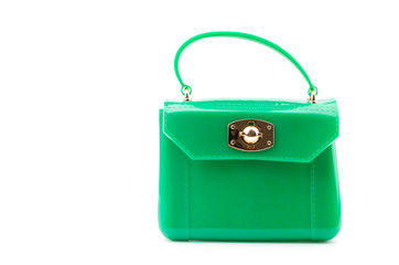 Handbag isolated white background