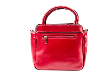 Handbag isolated white background