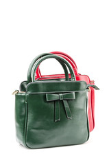 Handbag isolated white background