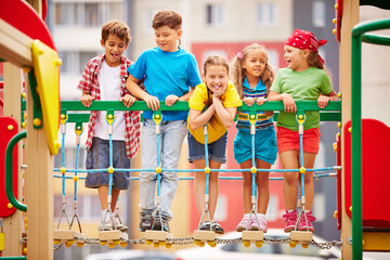 Kids on playground