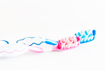toothbrush in high key macro 2