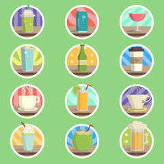 Drink Menu Flat Icon