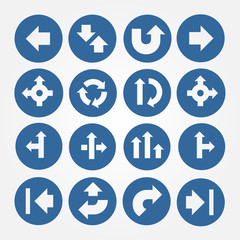 Vector Set of Arrows Icons