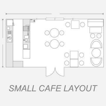 Small Cafe Layout