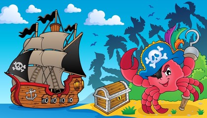 Pirate crab theme image 3 © Klara Viskova