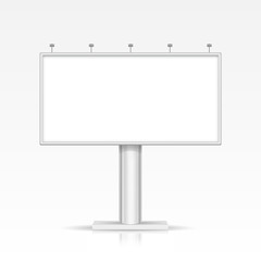 Obraz premium Blank Outdoor Billboard with Place for Message