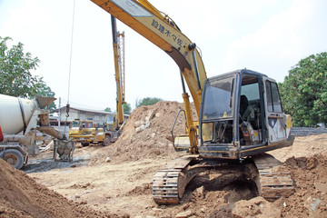 Obraz premium construction site