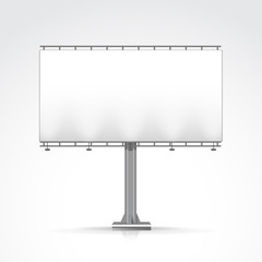 Blank Outdoor Billboard with Place for Message