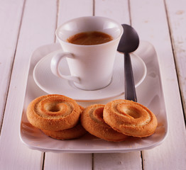 Coffee and biscuits