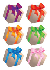 Colorful gift boxes