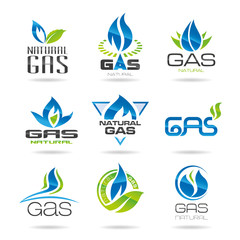Gas industry symbols-icon