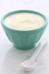 Fresh plain yogurt