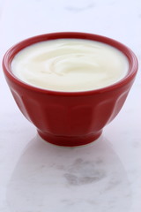 Fresh plain yogurt