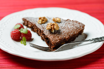 Schokoladen-Walnuss-Kuchen