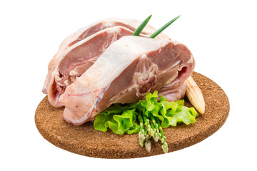Raw lamb