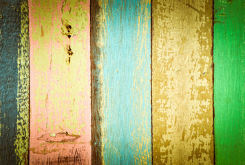 Vintage colorful wall