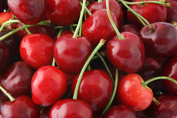 Red cherries