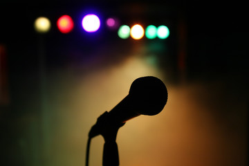 Microphone on stage - 63664680