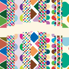 Fototapeta premium Multicolor abstract bright background. Elements for design.