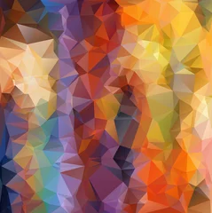 Poster Im Rahmen Abstract polygonal background © igor_shmel