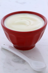 Fresh plain yogurt