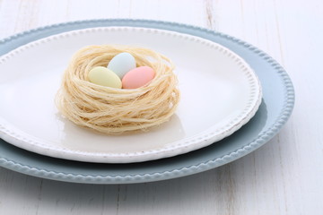 Beautiful easter setting
