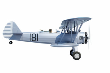 Biplane isolated © tridland