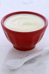 Fresh plain yogurt