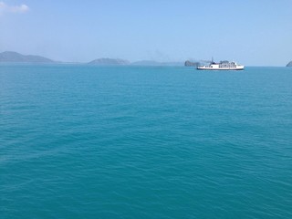 Obraz premium small boat at samui island.