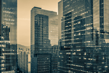 Fototapeta premium Gangnam Skyscrapers