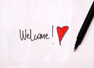 welcome note