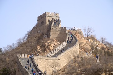 A Tower Summit Along The Great Wall Of China © kyrintethron