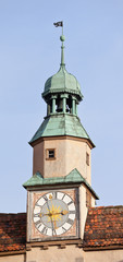 Fototapeta premium Historic tower in Rothenburg ob der Tauber