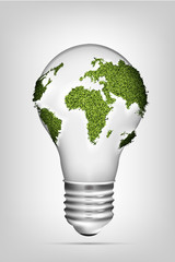 concept of clean, green energy