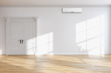 Interno con aria condizionata