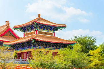Naklejka premium Chinese temple in Thailand