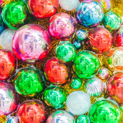 Christmas ball background