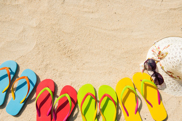 Summer time on beach