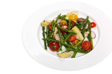 Roasted Asparagus and Artichoke Salad