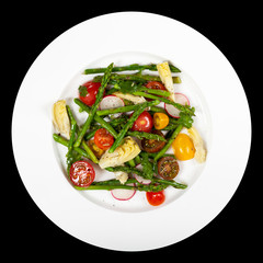 Roasted Asparagus and Artichoke Salad