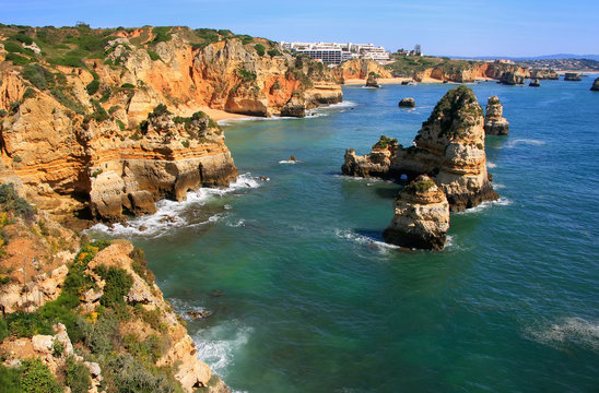 Ponta de Piedade in Lagos, Algarve region, Portugal