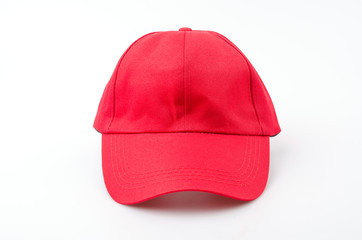 Baseball cap isolated white background